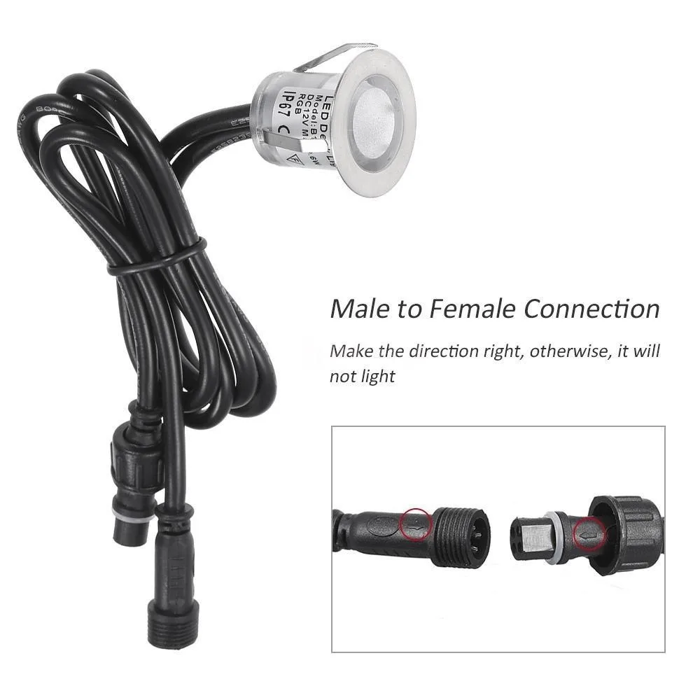 32mm RGBW LED Deck Light 0 6W  - Ground Light Recessed ulasan dan harga