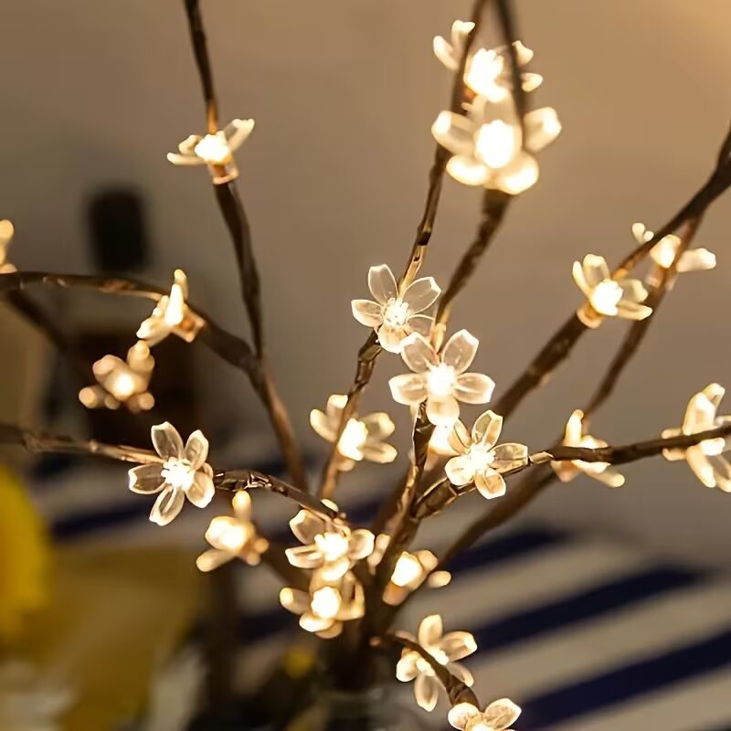 1/2PC 20LED Cherry Blossom Tre - Outdoor Lighting Landscape ulasan dan harga
