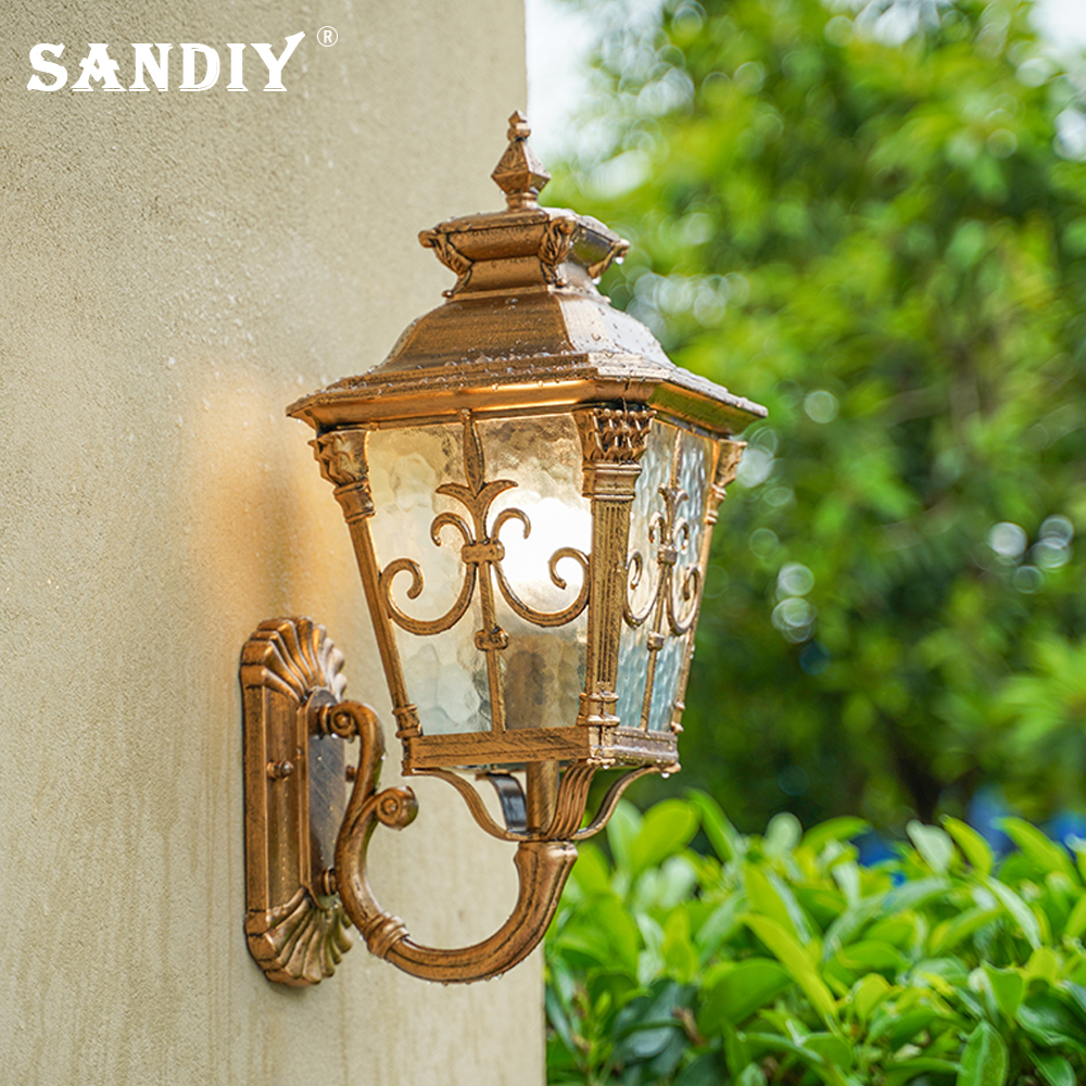 SANDIY Vintage Wall Light Outd - Outdoor Lighting Uk ulasan dan harga