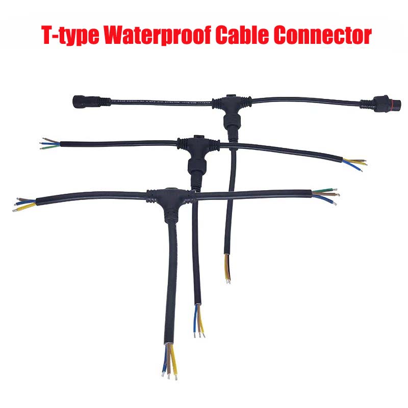 T-Type Waterproof Cable Splitt - Outdoor Lighting Wire Connectors ulasan dan harga