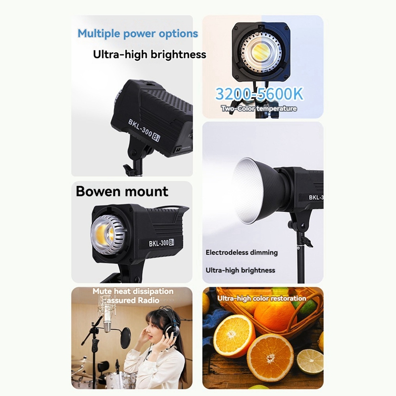 300W Bi LED Video Light, Conti - Outdoor Lighting Video ulasan dan harga