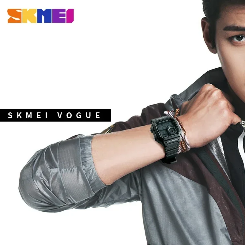 SKMEI 1299 Fashion Men PU Stra - Outdoor Lighting Zones ulasan dan harga