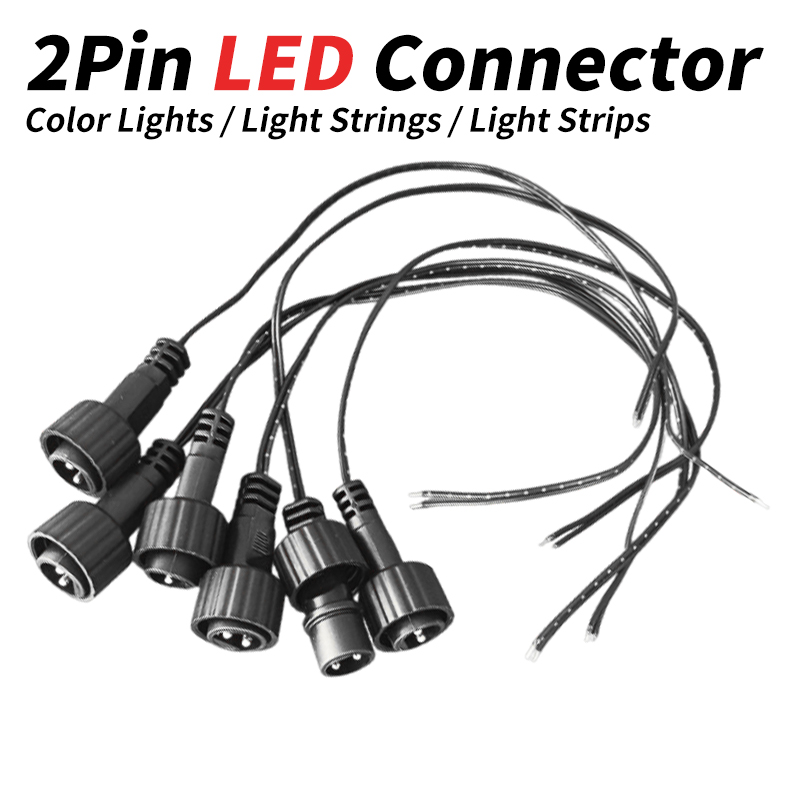 2Pin LED Connector with 25cm W - Outdoor Lighting Wire Connectors ulasan dan harga