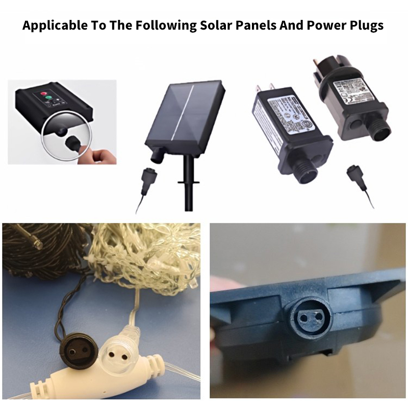 2Pin LED Connector with 25cm W - Outdoor Lighting Wire Connectors ulasan dan harga