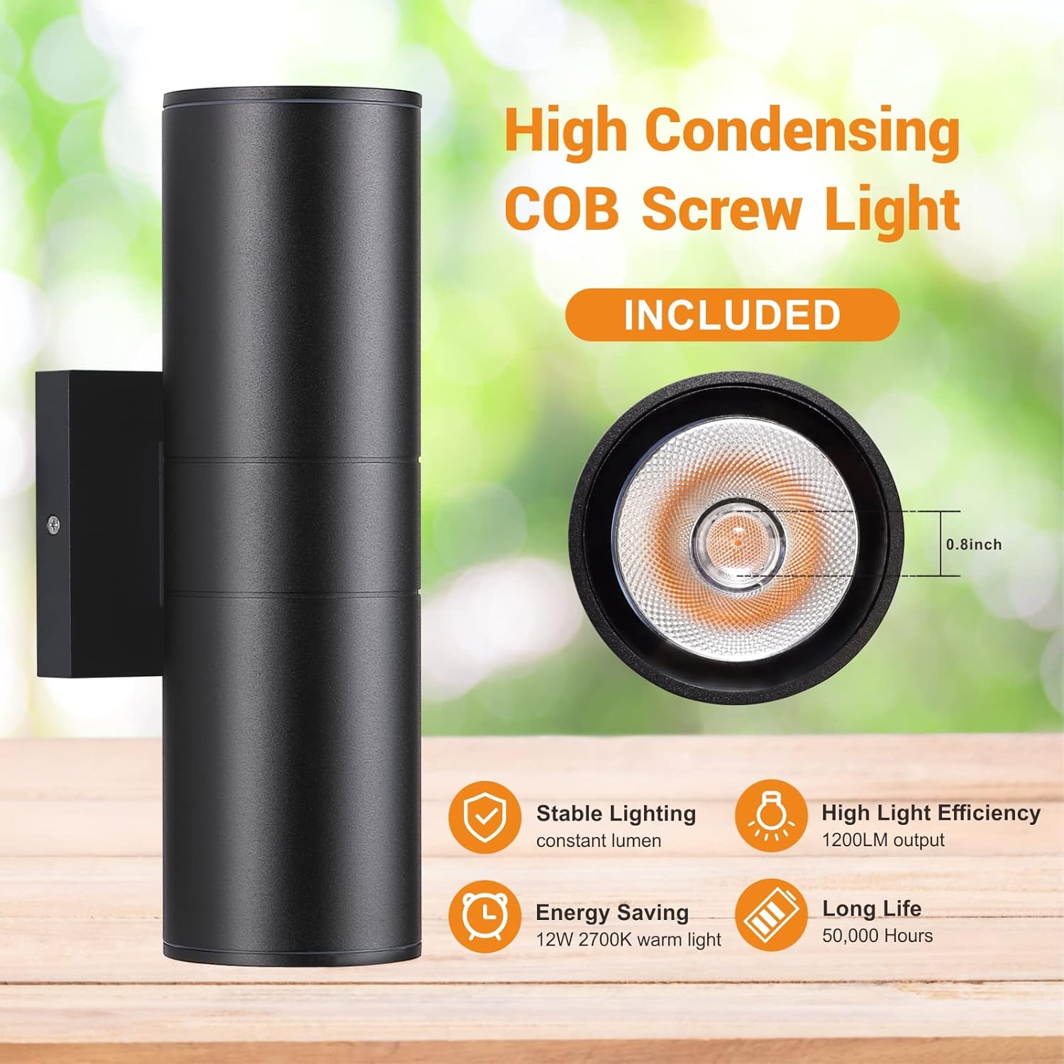 Outdoor Wall Lights 2 Pack, In - Outdoor Lighting Up And Down ulasan dan harga