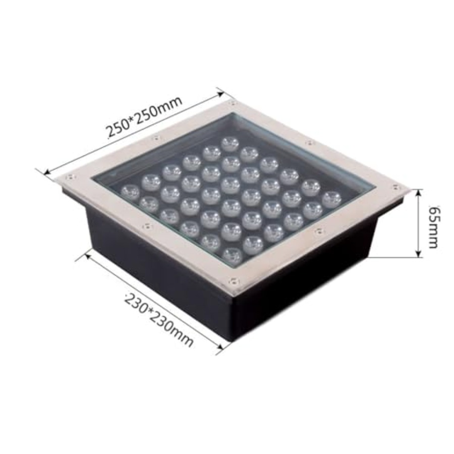 Led Buried Lights - Square Out - Ground Light Recessed ulasan dan harga