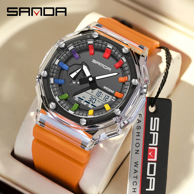 SANDA G style Men Watch Countd - Outdoor Lighting For Steps ulasan dan harga