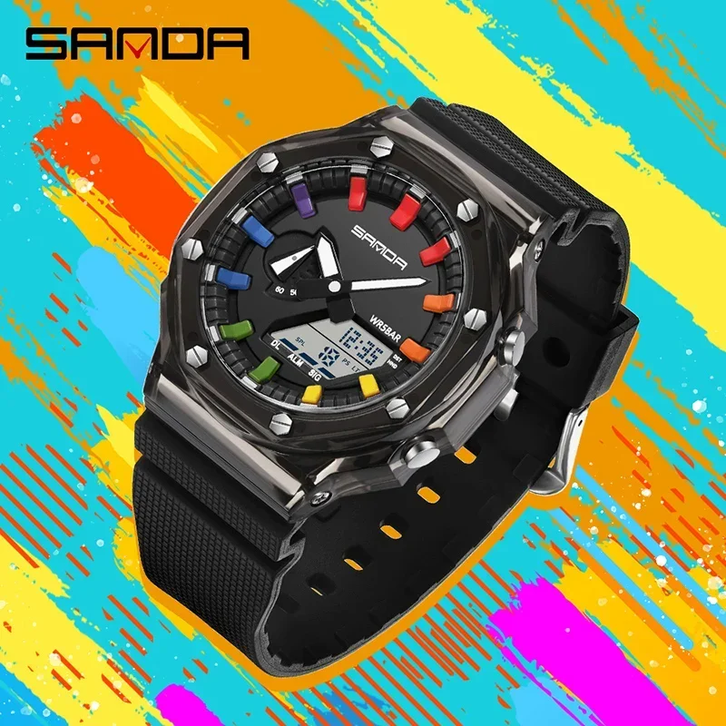 SANDA G style Men Watch Countd - Outdoor Lighting For Steps ulasan dan harga