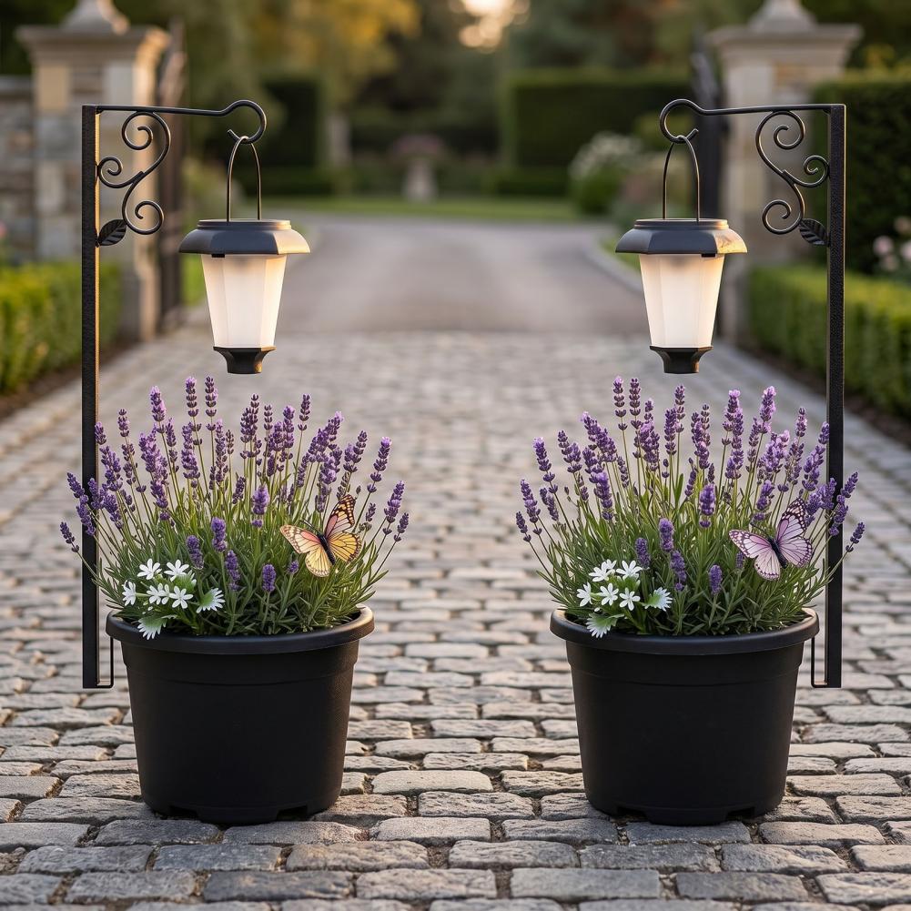 Plant Pot Solar Lamp Solar Lam - Outdoor Lighting Front Yard ulasan dan harga