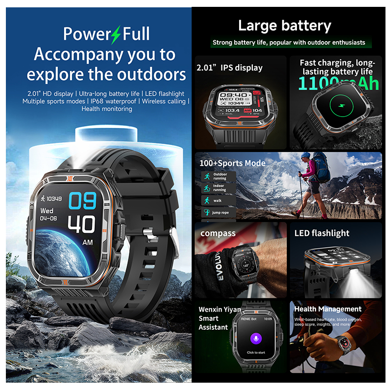 New 1100mAh Big Battery Smart  - Outdoor Lighting Zones ulasan dan harga