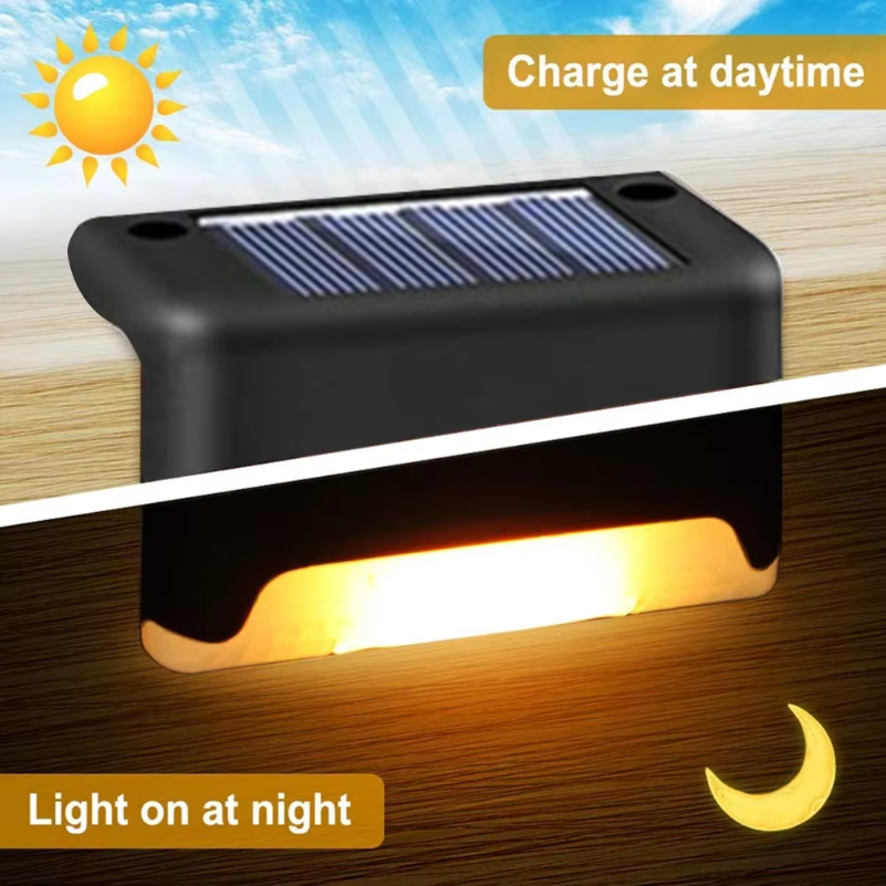 Outdoor Solar Step Lights Warm - Outdoor Lighting For Steps ulasan dan harga