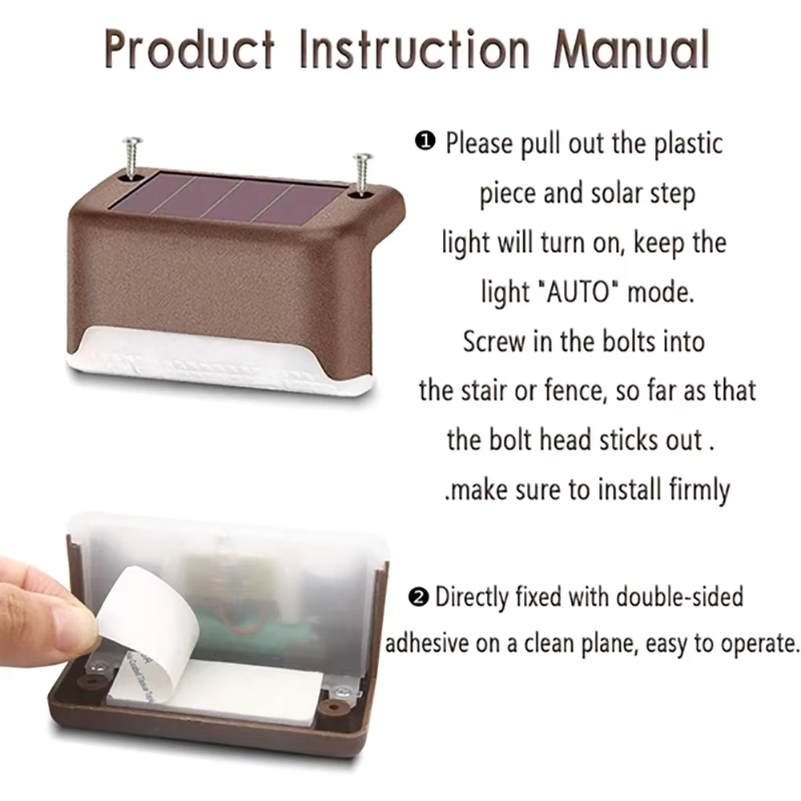 Outdoor Solar Step Lights Warm - Outdoor Lighting For Steps ulasan dan harga