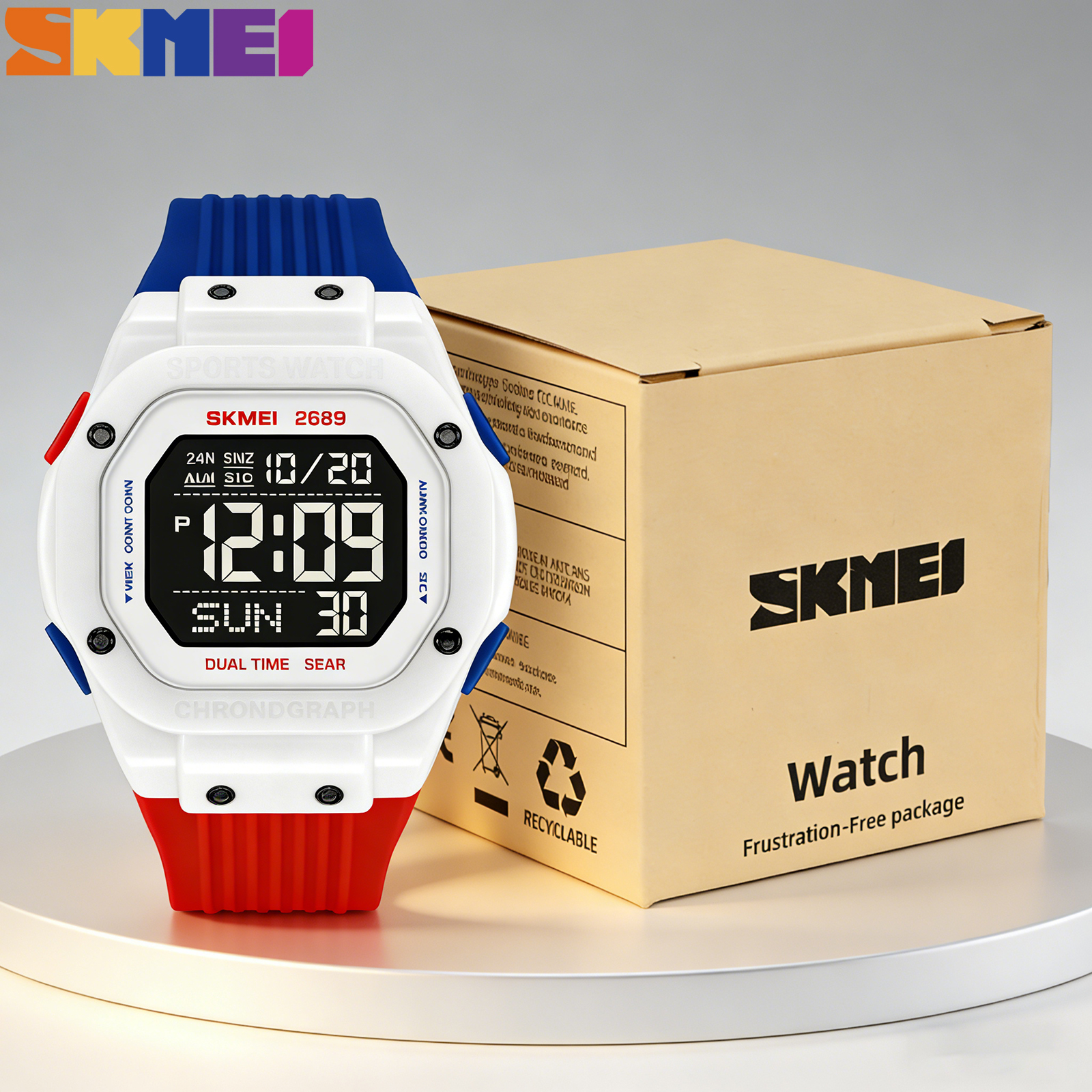 SKMEI 2689 Fashion Wristwatch  - Outdoor Lighting Zones ulasan dan harga