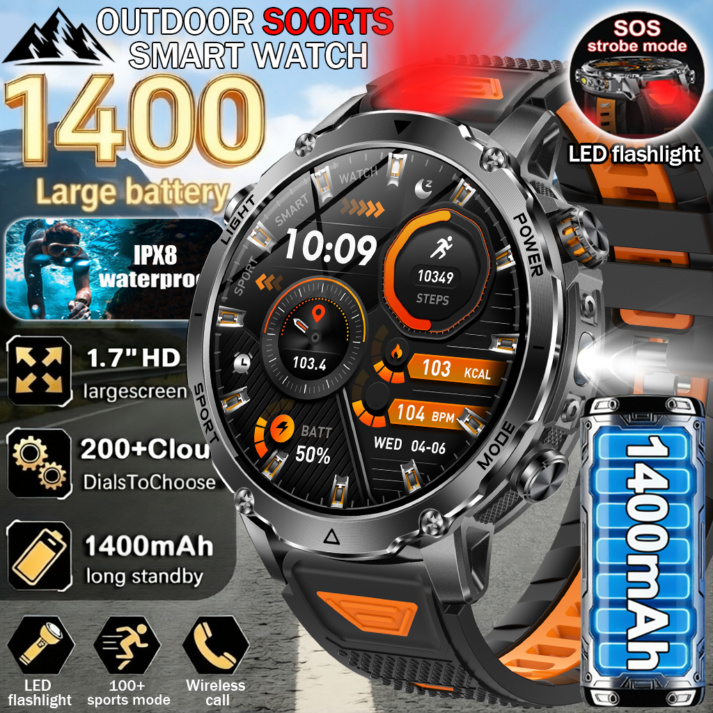 2026New Military Sports Smart  - Outdoor Lighting Japanese ulasan dan harga